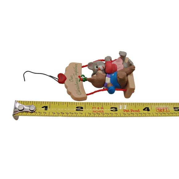 Hallmark Ornament Our Christmas Together 1999 Mice Swinging Keepsake Holiday Vtg - Picture 8 of 10